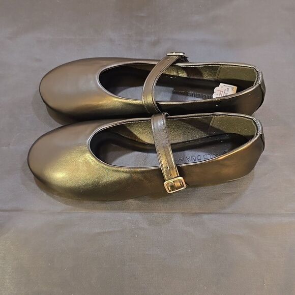 BRAND NEW WILD DIVA LOUNGS MARY-JANE SLIP-ON WOMEN"S FLAT - Picture 10 of 13